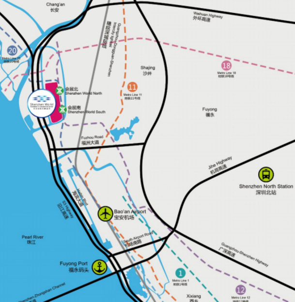 深圳國際會展中心交通指南
